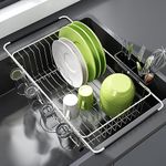 JASIWAY Dish Drying Rack in Sink - 