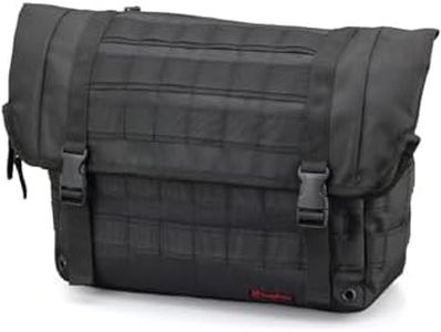 Henly Begins Daytona Motorcycle Side Bag 10L Waterproof Saddlebags WR DHS-20 Black 21774