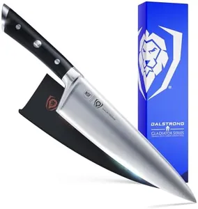 DALSTRONG Chef Knife - 8 inch Blade - Gladiator Series ELITE - Forged HC German Steel Chef's Knife - Razor Sharp Kitchen Knife - Professional Full Tang Knife - Black G10 Handle - Sheath -NSF Certified