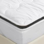 Good Nite Mattress Topper Small Double Mattress Cover Pad Polyester HollowFiber with Mesh Side Breathable 6 cm Thick (120 x 190 x 6cm)