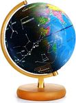 TTKTK LED Constellation Globe Rewritable Educational 3in1 Toys, Light Up World Globe Lamp for Kids & Home Décor & Office Desktop (Includes Pen & Cleaning Cloths)