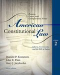 American Constitutional Law: Essays, Cases, and Comparative Notes: 2