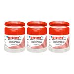 Bioline White Perfumed Petroleum Jelly, Moisturizing & Soothing Cream For Chapped Lips, Rough Hands, Legs & Cracked Feet - 50 g Each - (Pack Of 3)