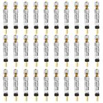 tiggell 30pcs Presta Valve Core Valve Caps Bike Replacement Brass Tubeless Core for Tubeless Road MTB Bike w/Stan's Vittoria Continental Kenda