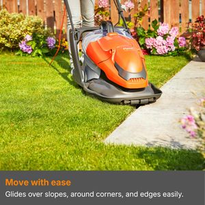 Flymo EasiGlide 360V Electric Lawn Mower – Compact Hover Design