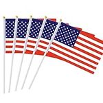 25 Pack Hand Held Small Mini Flag U