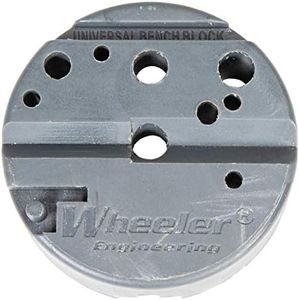 Wheeler Universal Bench Block with Non-Marring Construction and Multiple Uses for Pistols, Gunsmithing and Maintenance