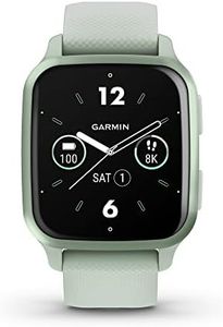 Garmin Venu® Sq 2 GPS Smartwatch, All-Day Health Monitoring, Long-Lasting Battery Life, AMOLED Display, Cool Mint