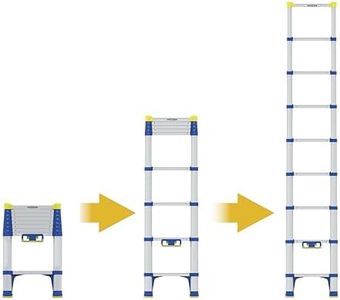 Werner Soft Close Telescopic Extension Ladder 2.6m