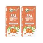 Nutriorg Sea Buckthorn Juice, Himalayan Berry, Enrich With Omega 3,6,9 & 7 Rich in Vitamin C, 500 ml (Pack Of 2)