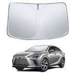 Sze Windshield Sunshade for Lexus RX 2023 2024 Retractable Front Window Sun Shade Foldable UV Reflector Sun Visor Insulation Sun Protection