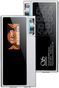SHANLING UA6 II Portable USB DAC Headphone Amplifier, 8X CS43131 DAC,Support 768kHz/32Bit, DSD512,365mW@32Ω Output,3.5mm+4.4mm,APP Control,OLED Display, USB-C for Android,iOS, PC,Mac (UA6 II SL)