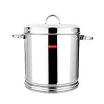 COSOVO® Stainless Steel Air Tight Container/Drum for Kitchen Storage 50 kg