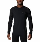 Columbia Men M Omni-Heat Infinity Knit Ls Crew (AM1334-010-XL_Black)