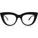 SOJOS Retro Vintage Cateye Blue Light Blocking Glasses for Women Computer Glasses SJ2939, Black/Anti-Blue Light