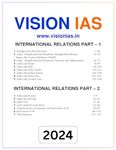 Vision IAS International Relations General Studies Printed Notes for UPSC Civil Services Preparation 2024 | English Medium | Photocopy B&W 2024