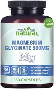 Magnesium Glycinate 500 mg Capsules Supplement - Vegan, 100% Pure, No Filler - Supports Sleep and Relaxation