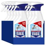 Viakal Limescale Remover Spray, Classic, Cleaning Products, Bathroom Cleaner Spray, 5 Litre (500 ml x 10), Toilet Cleaner Limescale Remover