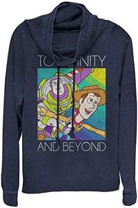 Toy Story to Infinity and Beyond Adult T-Shirt - Navy (X-Large)