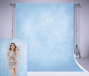 Kate Backdrops 1.5x2.2m Water Blue Texture Photography Background Baby Blue Abstract Photo Booth Backgrounds Microfiber Portrait Backdrops for Real Shooting