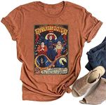 Ykomow Halloween Movie Shirts for Women Vintage Sanderson Sisters Witch Graphic Tees (Orange-2, XL)