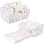 MOMCAYWEX Shiny Star Toddler Couch,