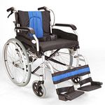 Lightweight Aluminium Folding self Propel Wheelchair with 20-inch Extra Wide seat ECSP01-20