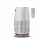 Havells Studio Meditate AP 250 Air purifier with SpaceTech Air Purification Technology | Remote Control with TiO2 module & Integrated H14 HEPA filter (Silver Satin)