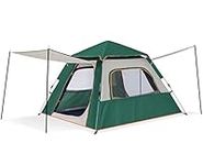 ABCCAMPING Camping Tent 4 Person Instant Pop Up Tent, Waterproof Family Tent for Camping, Automatic Instant Tent with Rainfly for Outdoor,Camping,Hiking