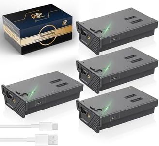 Azonpower 6000mAh Rechargeable Lithium Battery Pack for Reveal Trail Camera - Compatible with X, XB, SK, X Pro, Pro 3.0, X Gen 2.0/3.0 Hunting Accessories (4-Pack, USB-C Fast Charging)