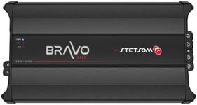 Stetsom Bravo BASS 8000 1 Ohm Mono Subwoofer Car Audio Amplifier, 8000.1 8K Watts RMS, 1Ω Stable, Sound Quality, 8000x1, Crossover & Bass Boost 8000W Sub Amp, Smart Coolers