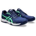 ASICS Mens Court Slide 3 Blue Expanse/New Leaf Tennis Shoes - 10 UK (1041A335.402)