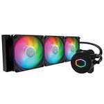 CoolerMaster MasterLiquid ML360L ARGB V2, 360mm Close-Loop AIO Liquid Cooler, 3rd Gen Dual Chamber Pump, Triple SickleFlow 120mm PWM ARGB Lighting for AMD Ryzen AM5/AM4/Intel LGA1700/1200/115X