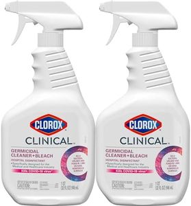 Clorox Clinical Germicidal Cleaner + Bleach Hospital Disinfectant, 32 Fl Oz, Pack of 2