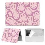 Watbro Compatible MacBook Air 13 inch Laptop case 2020 2019 2018 Release A2337 M1/A2179/A1932, Retro 70's Modern Pattern case, Suitable for MacBook Air 2020 with Touch ID