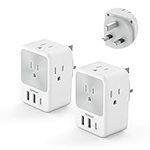 UK Travel Plug Adapter 2 Pack, TESS