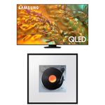 SAMSUNG 50-Inch Q80D QLED 4K Smart TV + SAMSUNG Music Frame Wireless Speaker