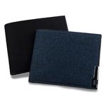 Wallets, 2 Pcs Blocking Safe Soft Leather Tri Fold Walletm, with Card Slots Id Window and Coin Pocket, Credit Card Slots, Gift for Men, Minimalist Wallet