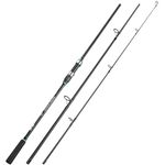 Sougayilang Surf Rod Carbon Fiber 3-sections Surf Spinning Fishing Rod Saltwater Travel Carp Fishing Rod (2.7/3.0/3.3/3.6M)-LS3.6