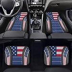 STUOARTE American Flag Print Car Fl