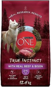 Purina ONE True Instinct High Protein Dry Dog Food, Beef & Bison - 12.4 kg Bag