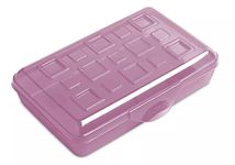 Sterilite Pencil Box with Splash Tint Lid (Burgundy)