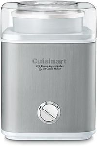 CUISINART ICE-30WNC Pure Indulgence Frozen Yogurt-Ice Cream & Sorbet Maker, Silver, 1 Count