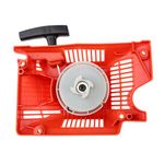 bowarepro Single Recoil Pull Start Starter Assembly 45CC 52CC 58CC Lawn Mower Chainsaw Pull Starter for Chinese Chainsaw 4500 5200 5800 Red