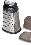 KitchenAid - Gourmet 4-Sided Stainless Steel Box Grater with Detachable Storage Container