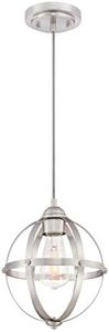 Single Light Indoor Pendant Light Brushed Nickel Finish 63620