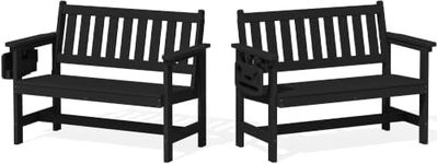 SERWALL Outdoor Bench, HDPE Outdoor