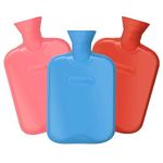 Cassandra Hot Water Bottle, Smooth Surface Both Sides, 1.8 Litre, 5 Year Cassandra Guarantee, Colour Received Varies