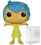 POP Disney Pixar: Inside Out - Joy Funko Pop| Vinyl Figure (Bundled with Compatible Pop Box Protector Case), Multicolor, 3.75 inches