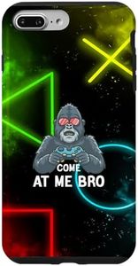 iPhone 7 Plus/8 Plus Come at me bro Gorilla Monkey Tag VR Gamer Gifts Case